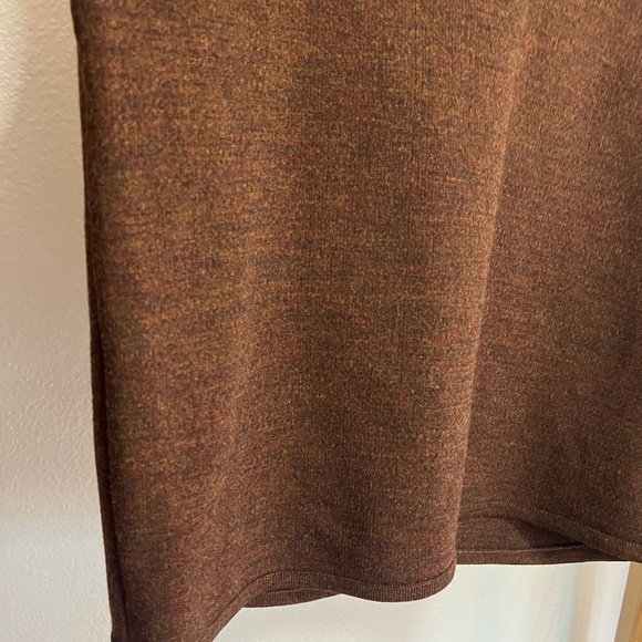 Vintage Brown 100% Wool Sweater Vest by Loomknit - Picture 6 of 10